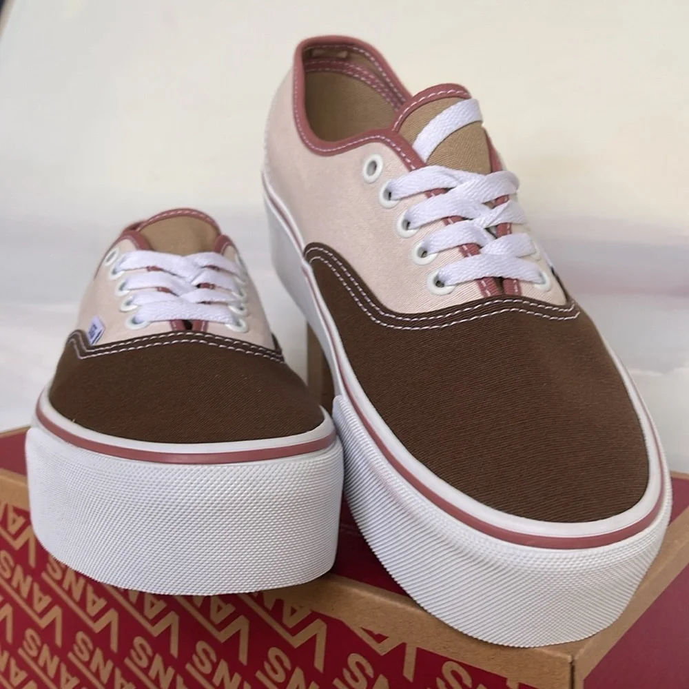 Vans WMNS Authentic Stackform Earthy Blocking Multi Color VN000CN0BMG Platforms